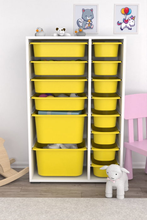 Hanah Home Rine 2D4K8U Blanco y Amarillo Hanah Home Rine 2D4K8U Blanco y Amarillo